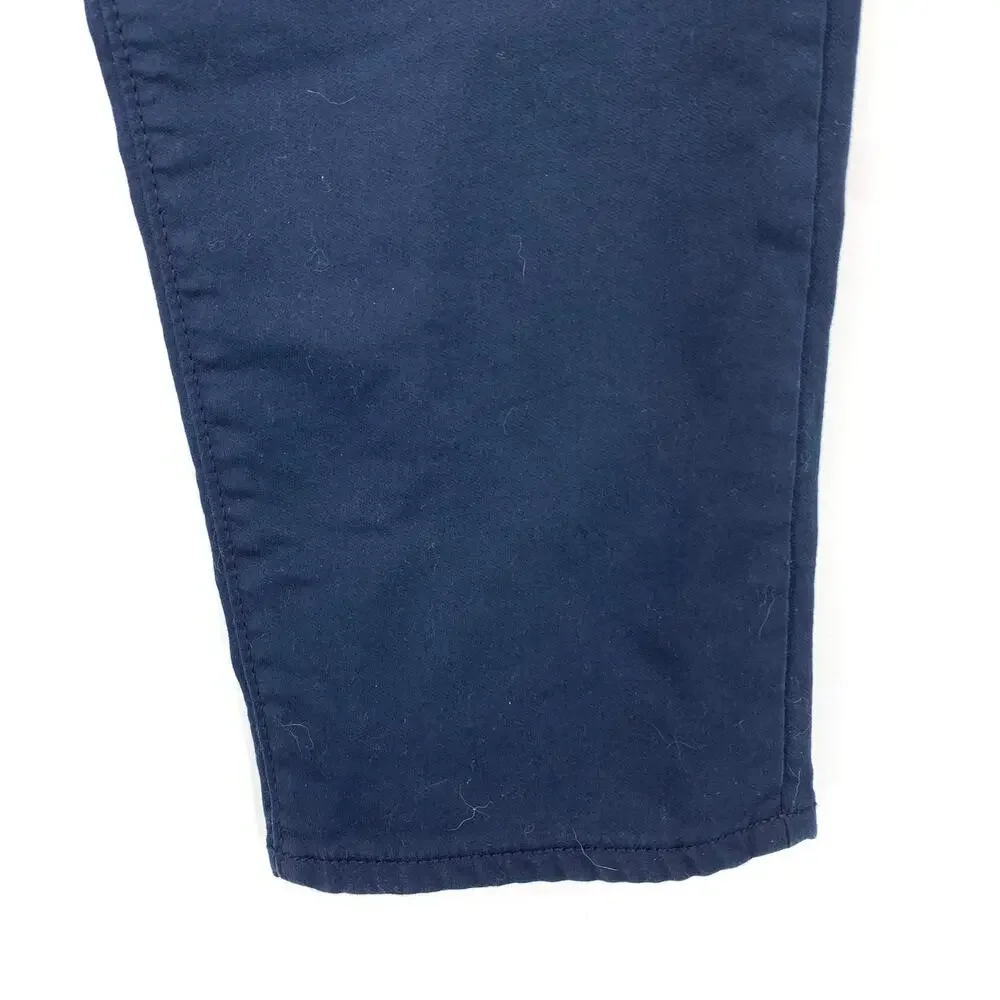 Banana Republic Travel Jean Mens 34 X 34 Athletic Fit Pants Navy Blue